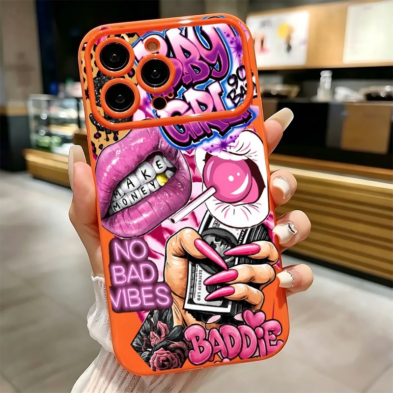 Phone Cases Amazon - Hip Hop Pink Lips Baby Girl