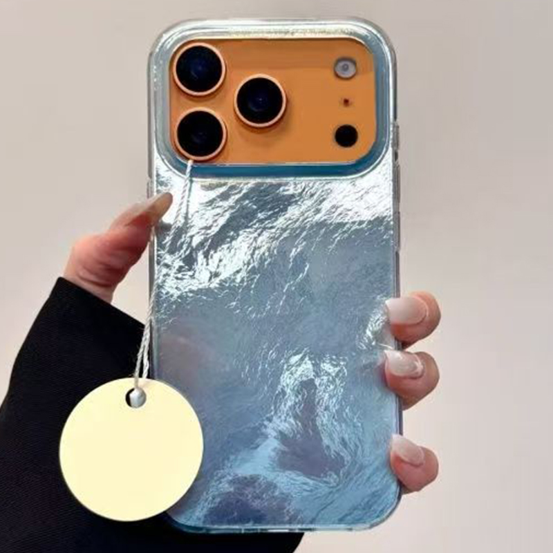 Phone Cases Green - INS Style Blue Blending Print Phone