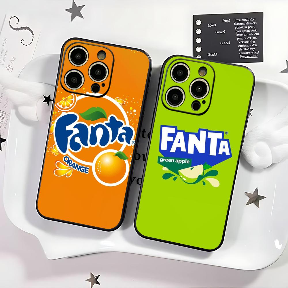 Phone Cases Black - Popular drinks design Fanta Phone Case