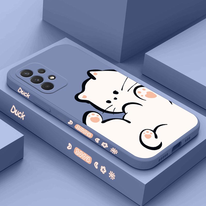 White Cloud Cat Silicone Phone - Phone Cases Burga 评论和价格