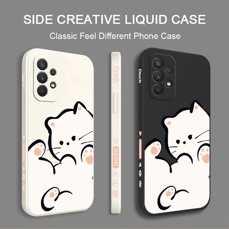 White Cloud Cat Silicone Phone - Phone Cases Burga 评论和价格