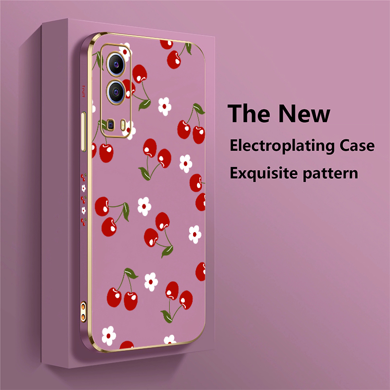 Cherry Flowers Print Phone Cas - Phone Cases Vivo 评论和价格