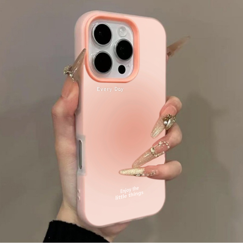 Pink Gradient Pattern Phone Ca - Phone Cases Protective 评论和价格