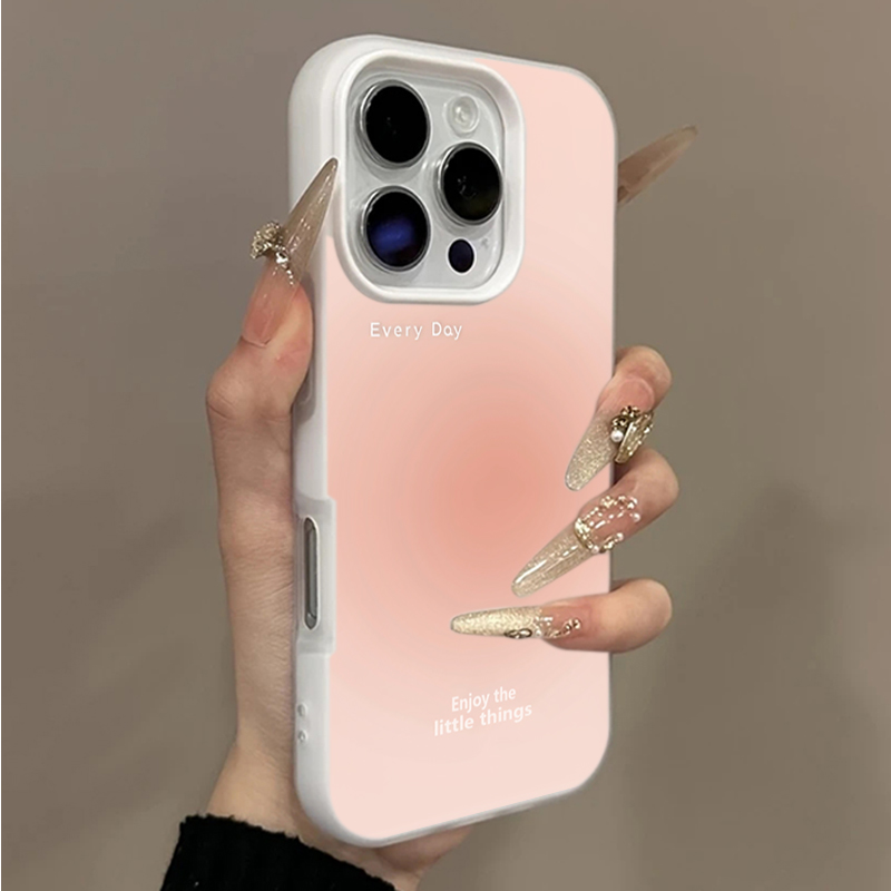 Pink Gradient Pattern Phone Ca - Phone Cases Protective 评论和价格