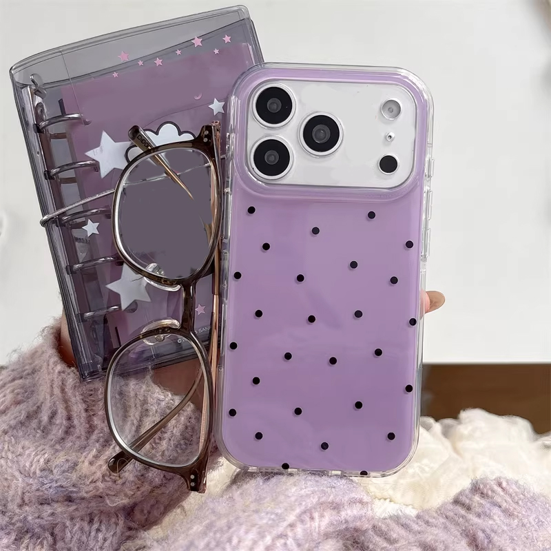 Korean Ins Girl Simple Purple  - Cute Anime Case 评论和价格