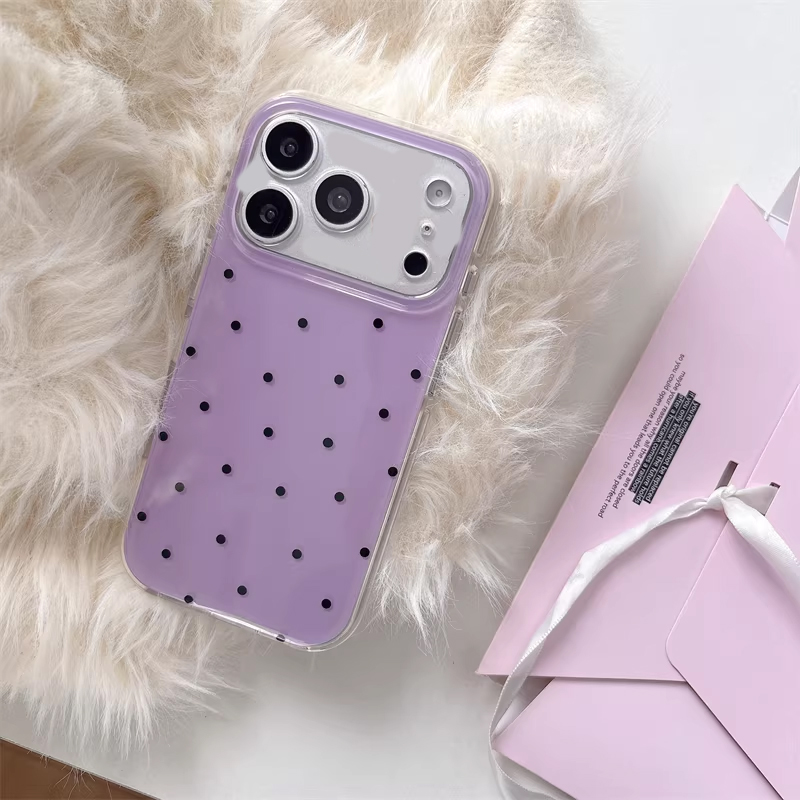 Korean Ins Girl Simple Purple  - Cute Anime Case 评论和价格