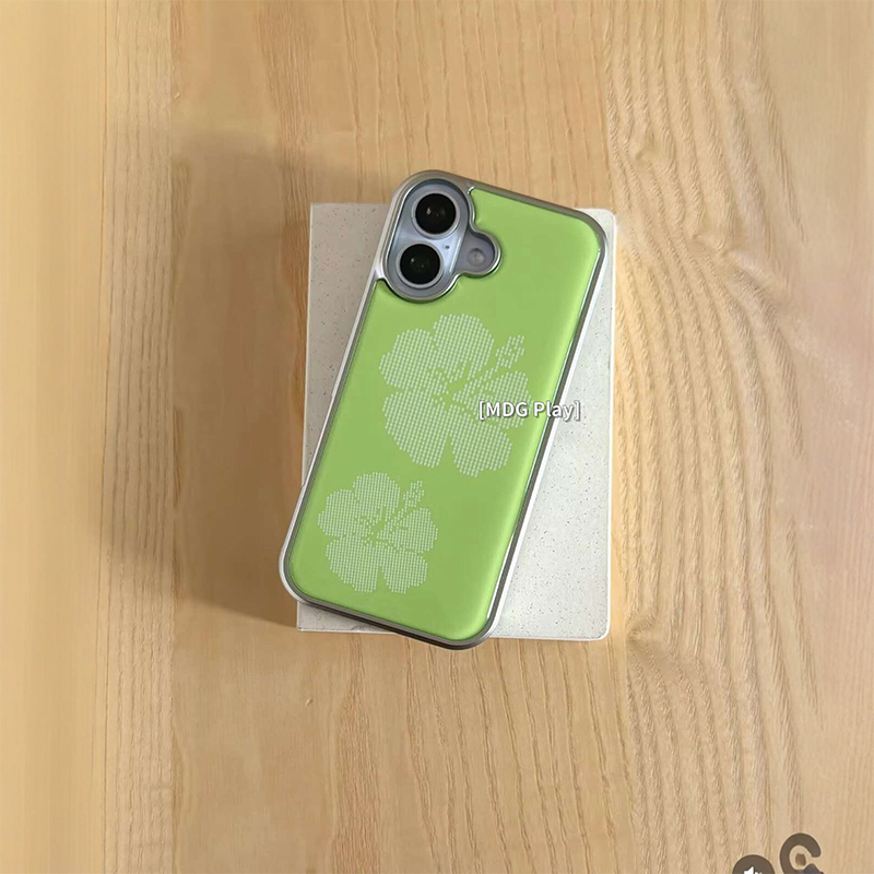Korean Green Background Flower - Phone Cases Green 评论和价格