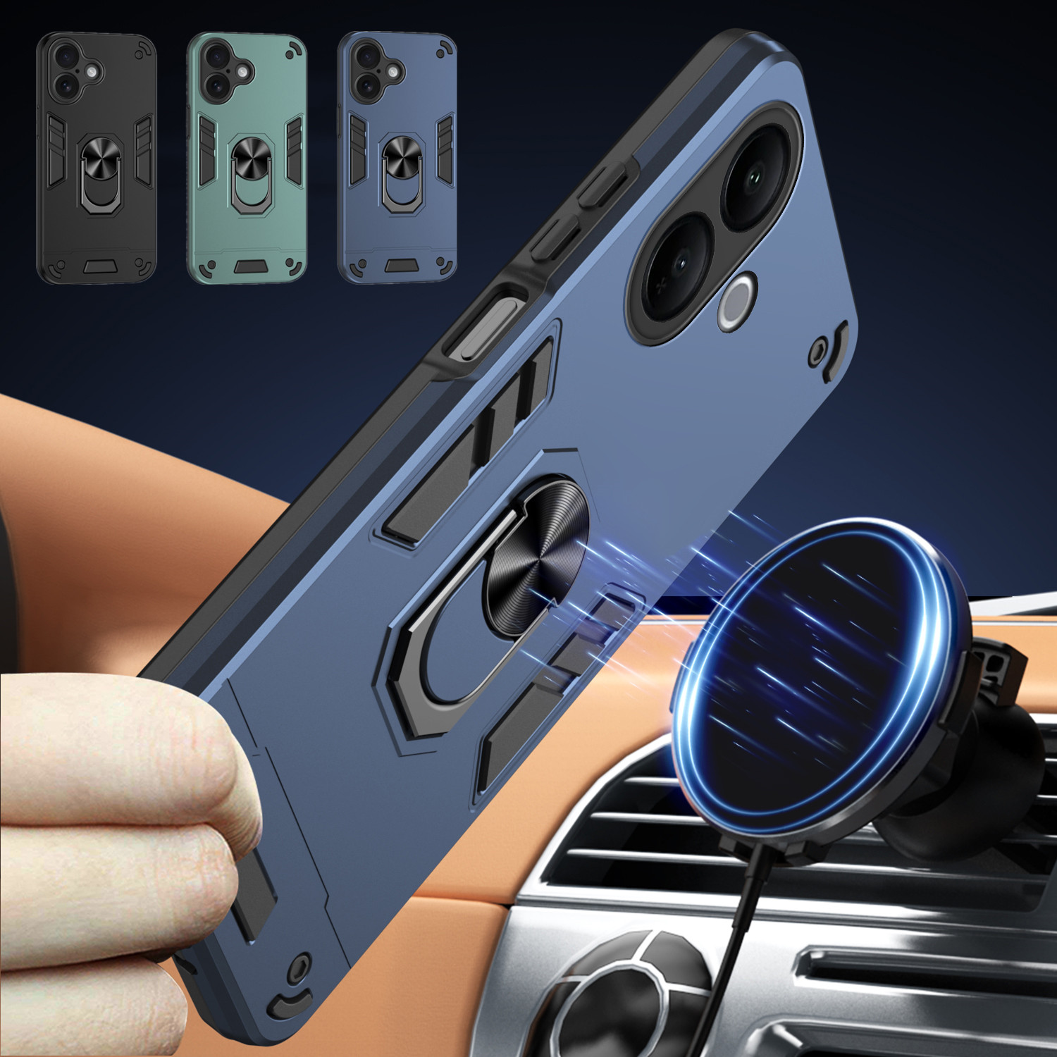 Military Grade Case for Vivo V - Ring Stand Case 评论和价格