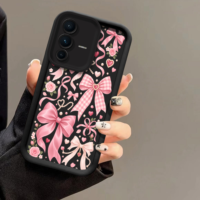 Pink Bow Flower Pattern Phone  - Phone Cases Vivo 评论和价格