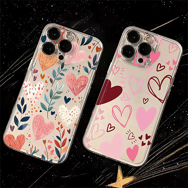 Silicone Love Heart Leaves Eye - Phone Cases Protective 评论和价格