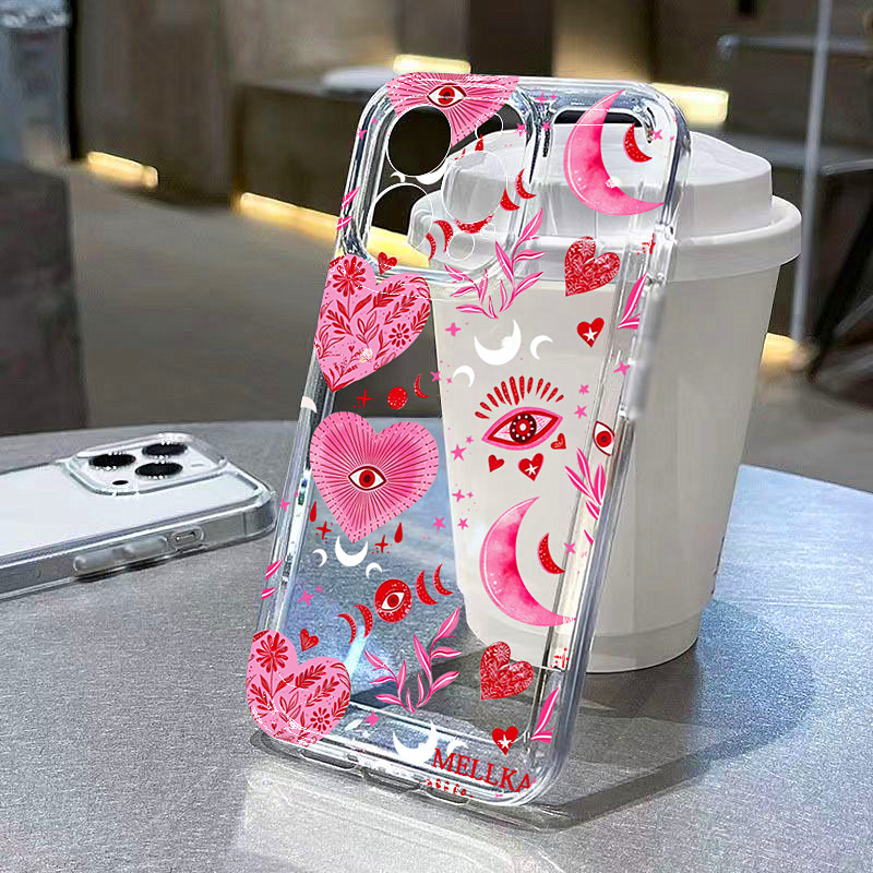 Silicone Love Heart Leaves Eye - Phone Cases Protective 评论和价格
