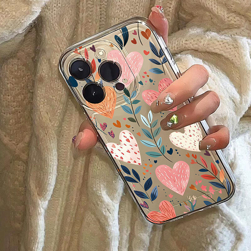 Silicone Love Heart Leaves Eye - Phone Cases Protective 评论和价格