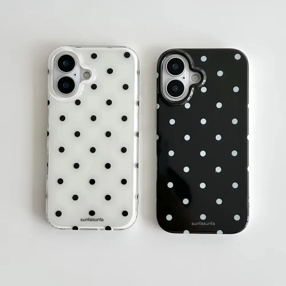 Minimalist Black and White Pol - Phone Cases Protective 评论和价格