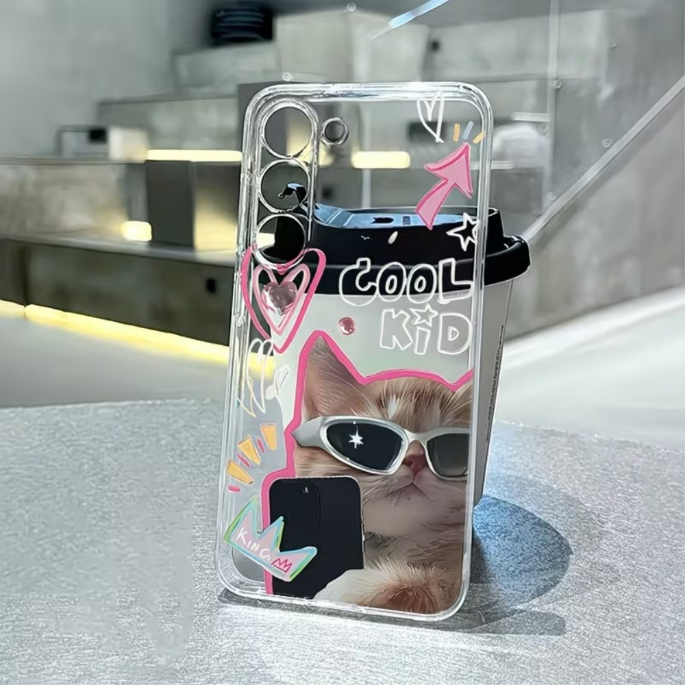 Puppy Pattern Clear TPU Phone  - Phone Cases Protective 评论和价格