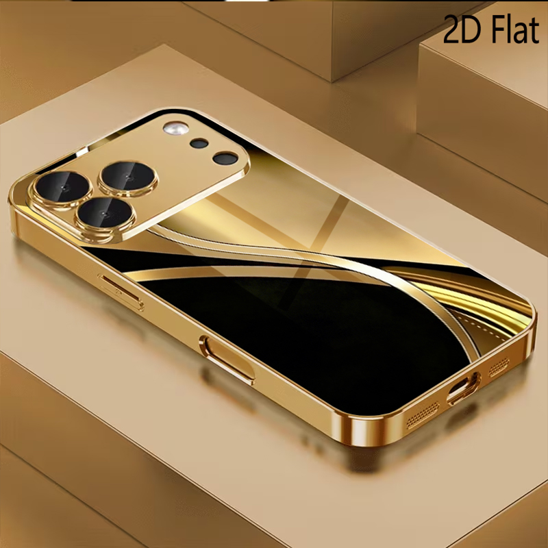 black gold print Patterned tem - Phone Cases That Cover The Camera 评论和价格