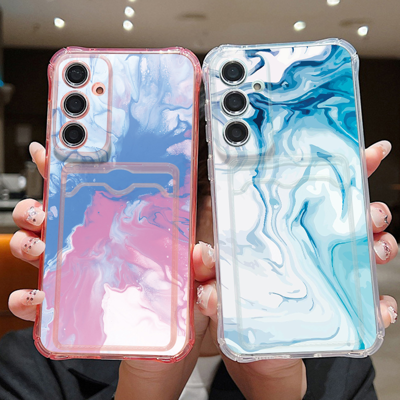 Retro Marble Pattern Wallet Ca - Phone Cases With Wallet 评论和价格