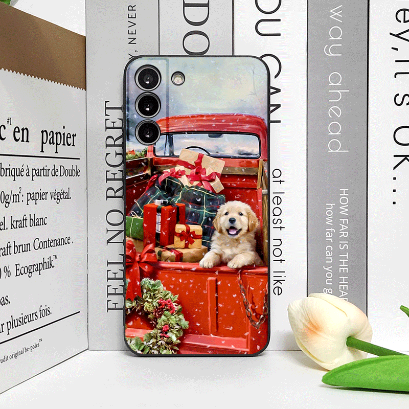Christmas Trucks Cartoon Dog P - Phone Cases Motorola 评论和价格