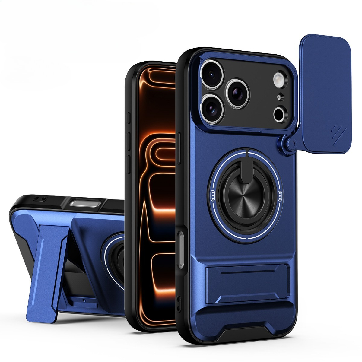 Luxury 360 Rotating Magnetic R - Ring Stand Case 评论和价格