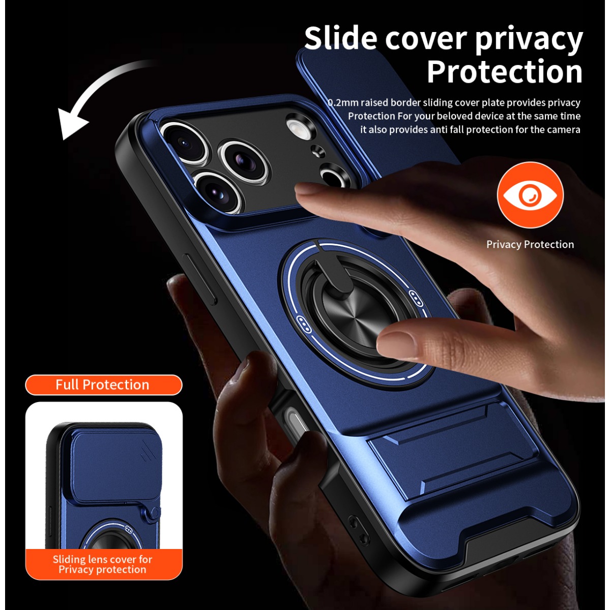 Luxury 360 Rotating Magnetic R - Ring Stand Case 评论和价格