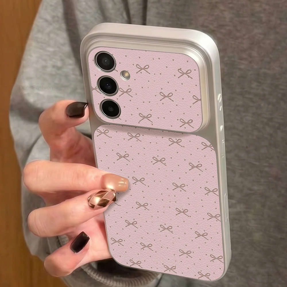 Pink Bow Soft Phone Case For S - Phone Cases Leather 评论和价格