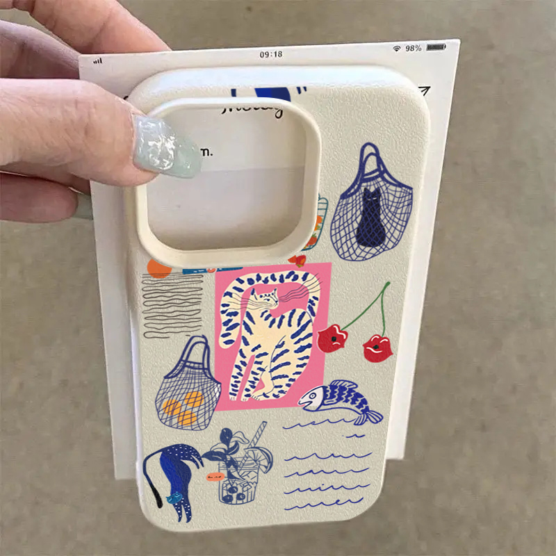 Cute Cherry Cat Print Phone Ca - Phone Cases Xr Cute 评论和价格