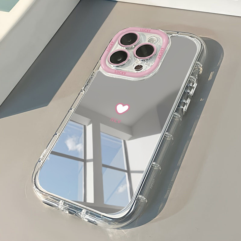 Nice Heart Makeup Mirror Phone - Phone Cases Xr Cute 评论和价格