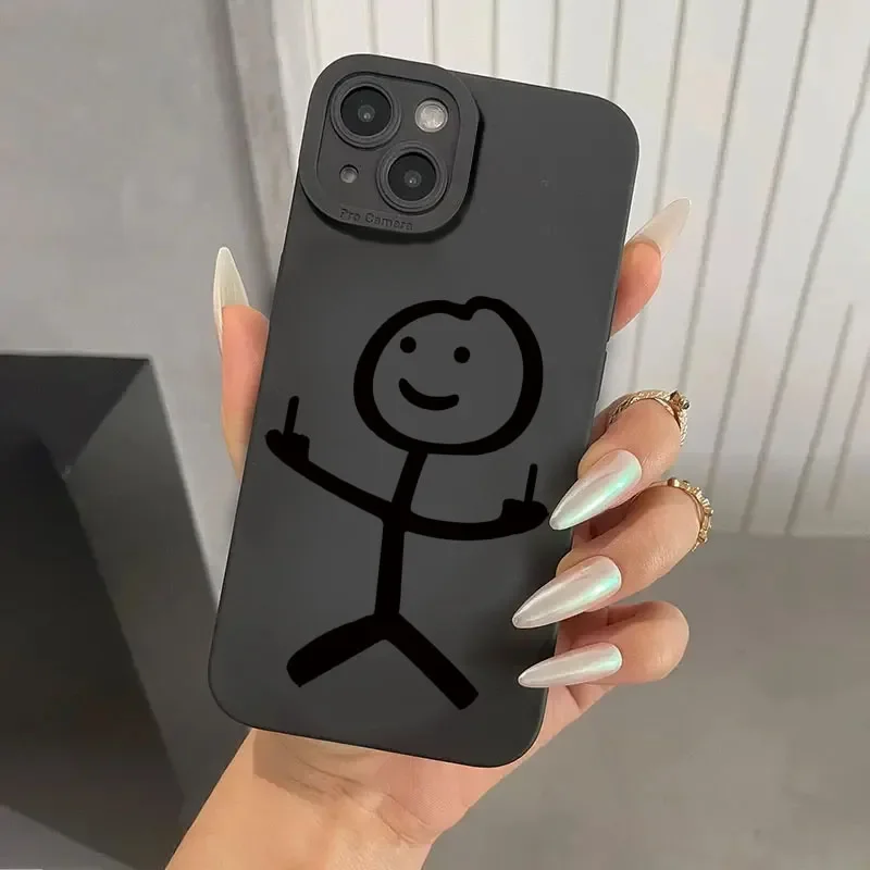 Cute Cartoon Matchman Matte Si - Phone Cases Protective 评论和价格