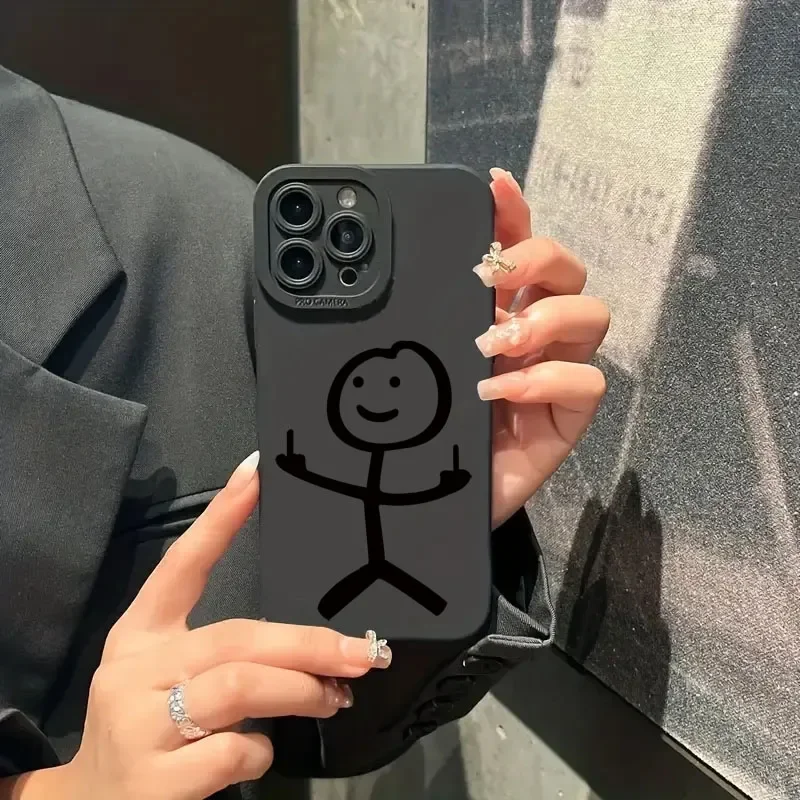 Cute Cartoon Matchman Matte Si - Phone Cases Protective 评论和价格