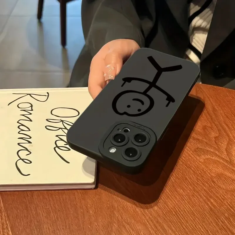 Cute Cartoon Matchman Matte Si - Phone Cases Protective 评论和价格