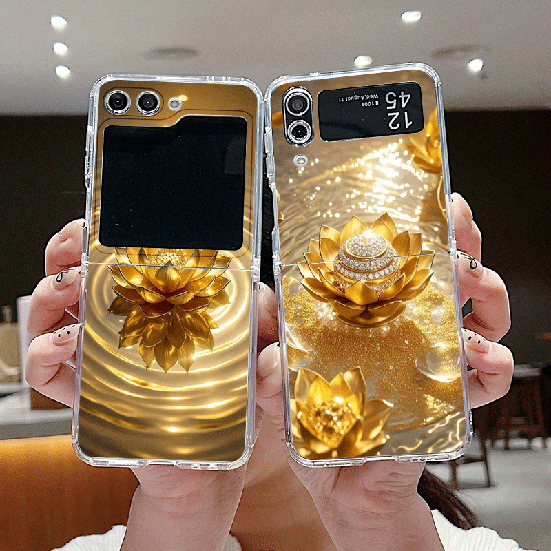 Creative Golden Lotus Flower P - Phone Cases Z Fold 6 评论和价格