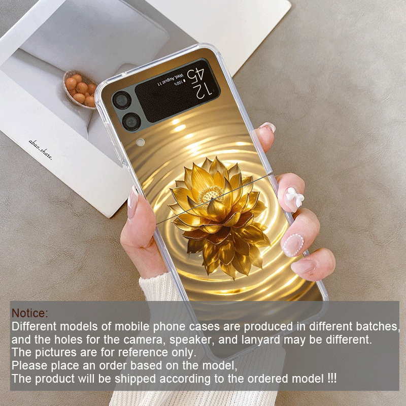 Creative Golden Lotus Flower P - Phone Cases Z Fold 6 评论和价格