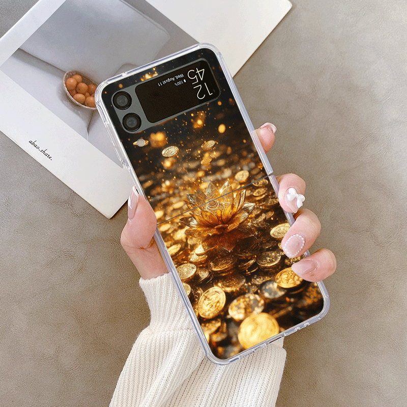 Creative Golden Lotus Flower P - Phone Cases Z Fold 6 评论和价格