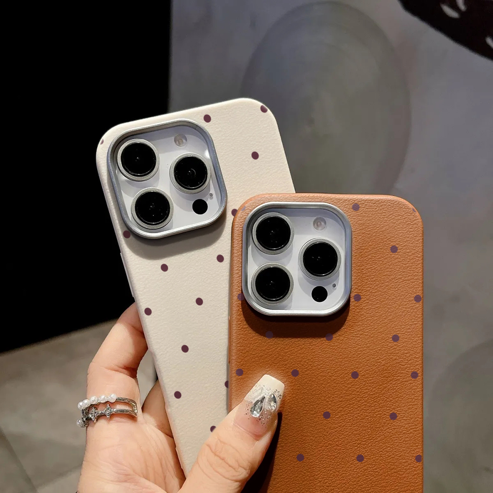 Creative Unique Polka Dot Phon - Phone Cases Leather 评论和价格