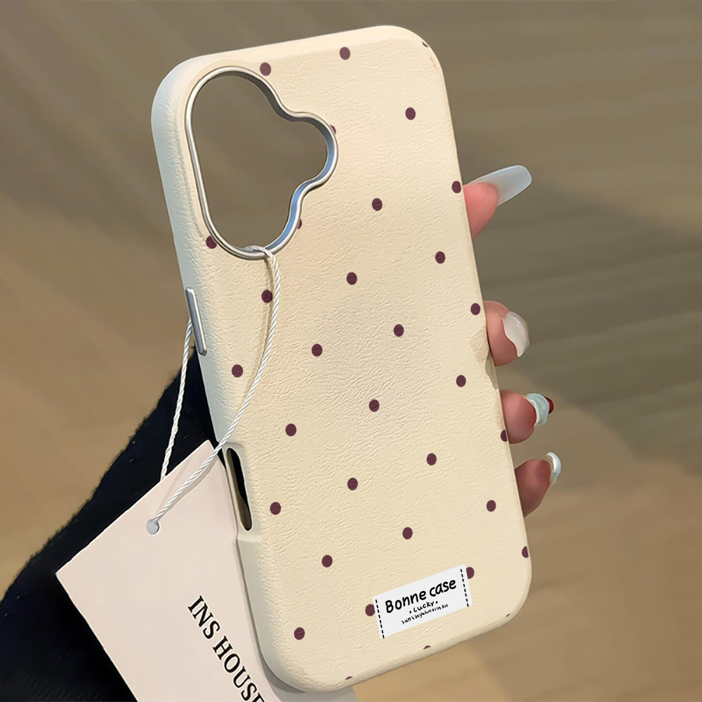 Creative Unique Polka Dot Phon - Phone Cases Leather 评论和价格