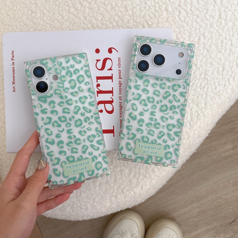 Mambo Green Leopard Square IMD - Phone Cases Green 评论和价格
