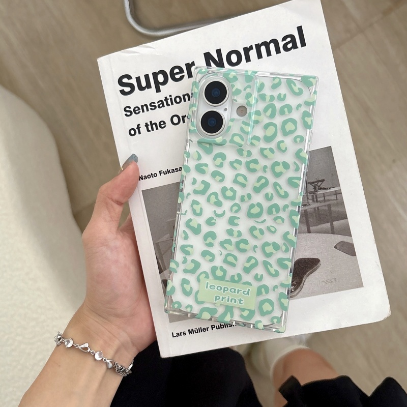 Mambo Green Leopard Square IMD - Phone Cases Green 评论和价格