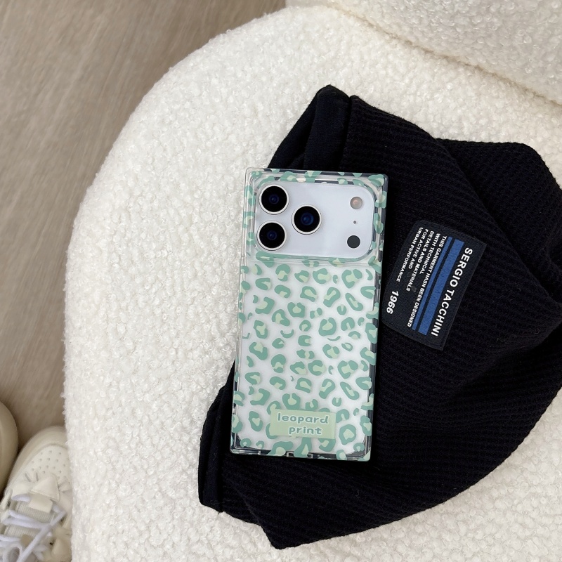 Mambo Green Leopard Square IMD - Phone Cases Green 评论和价格