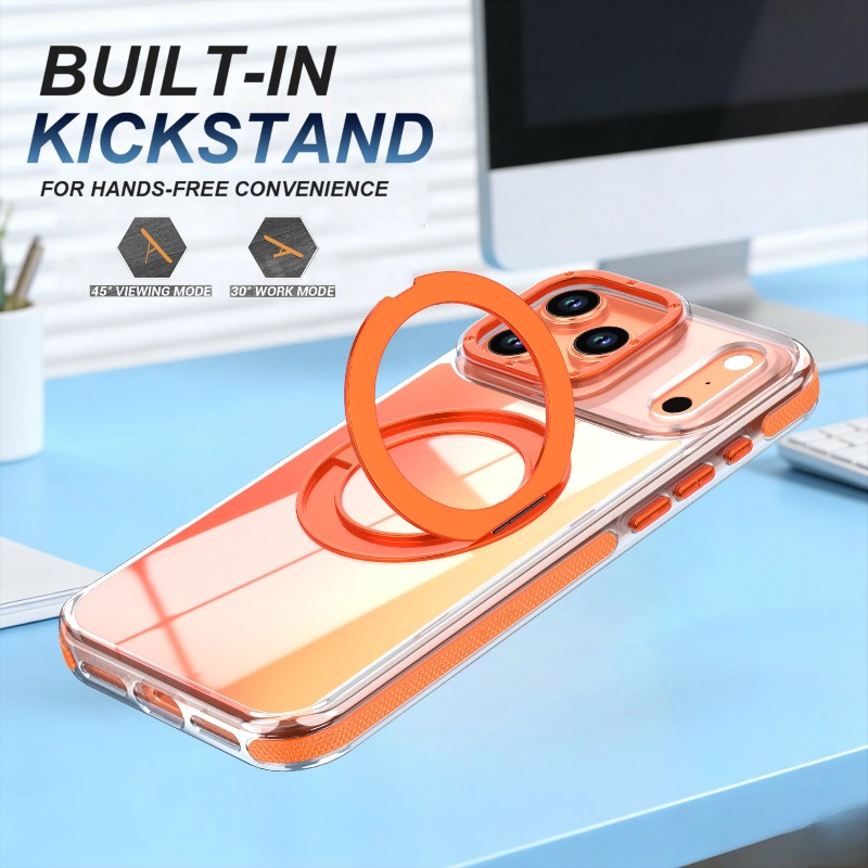 Luxury Laser Gradient Magnetic - Ring Stand Case 评论和价格