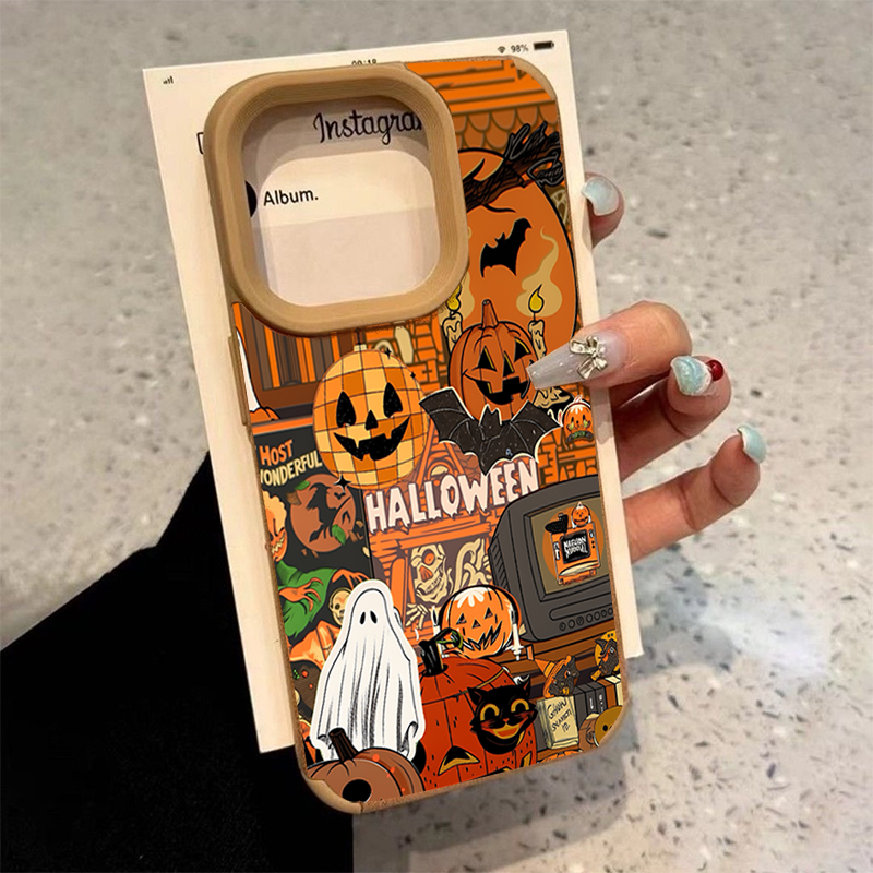 Halloween Pumpkin Type Ghost P - Phone Cases Protective 评论和价格