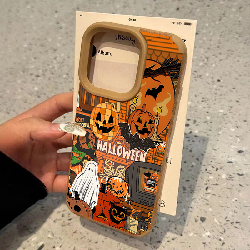 Halloween Pumpkin Type Ghost P - Phone Cases Protective 评论和价格