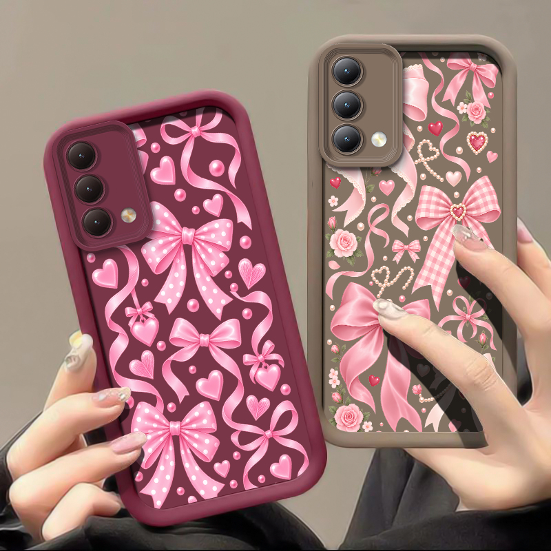 Bowknot Floral Design Phone Ca - Realme C67 评论和价格