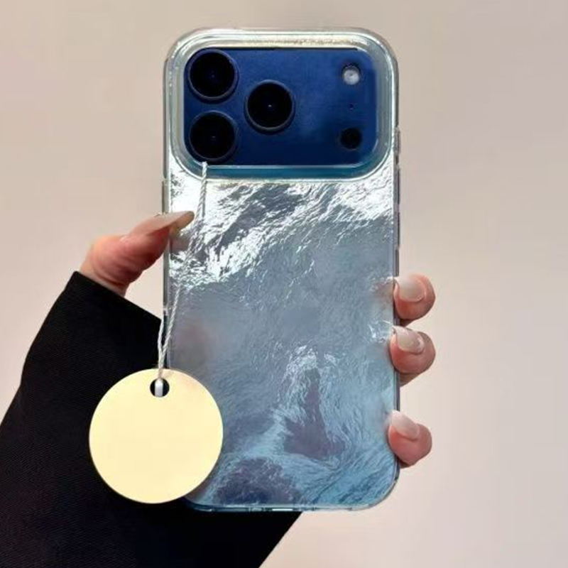 INS Style Blue Blending Print  - Phone Cases Green 评论和价格