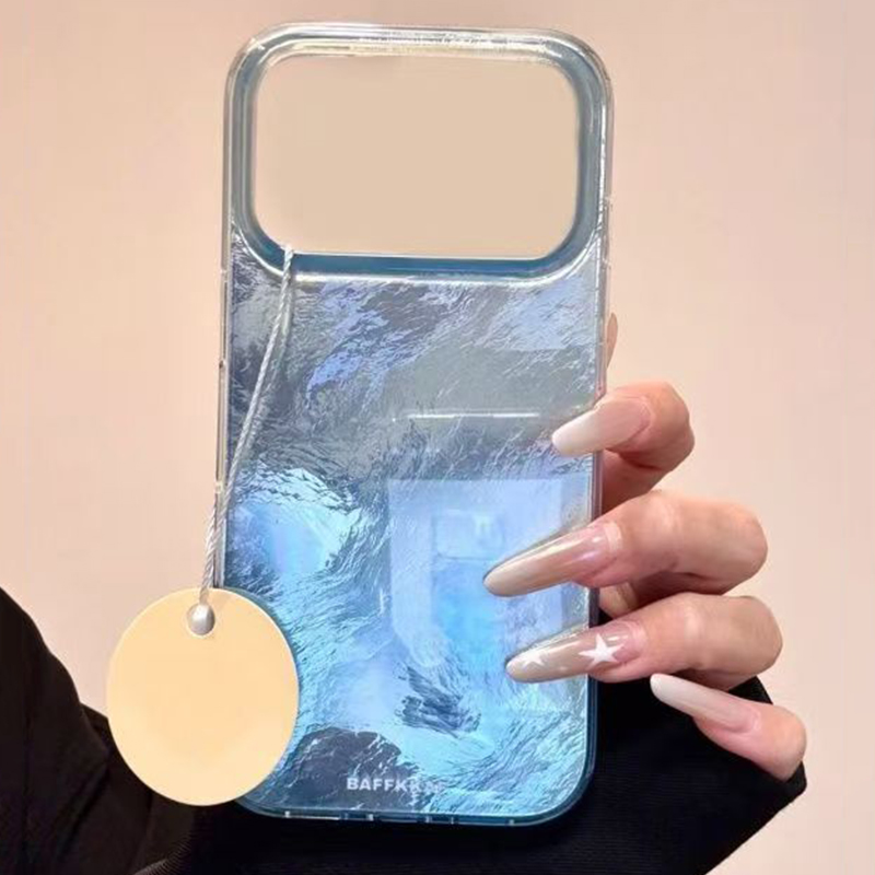 INS Style Blue Blending Print  - Phone Cases Green 评论和价格