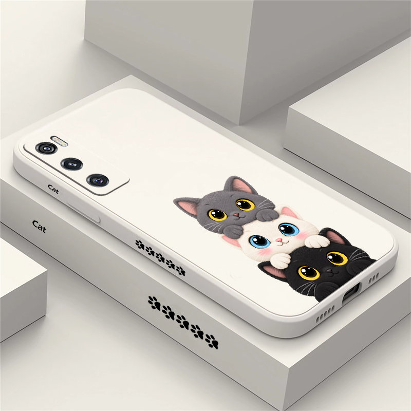 Cute Coloful Cats Phone Case F - Phone Cases Vivo 评论和价格