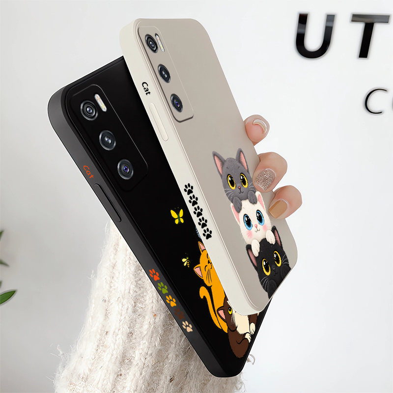 Cute Coloful Cats Phone Case F - Phone Cases Vivo 评论和价格