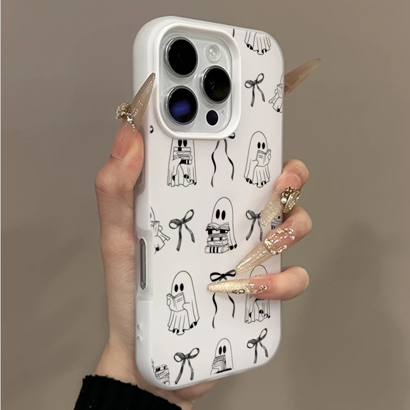 Cute Halloween Book Ghost Bow  - Phone Cases Xr Cute 评论和价格