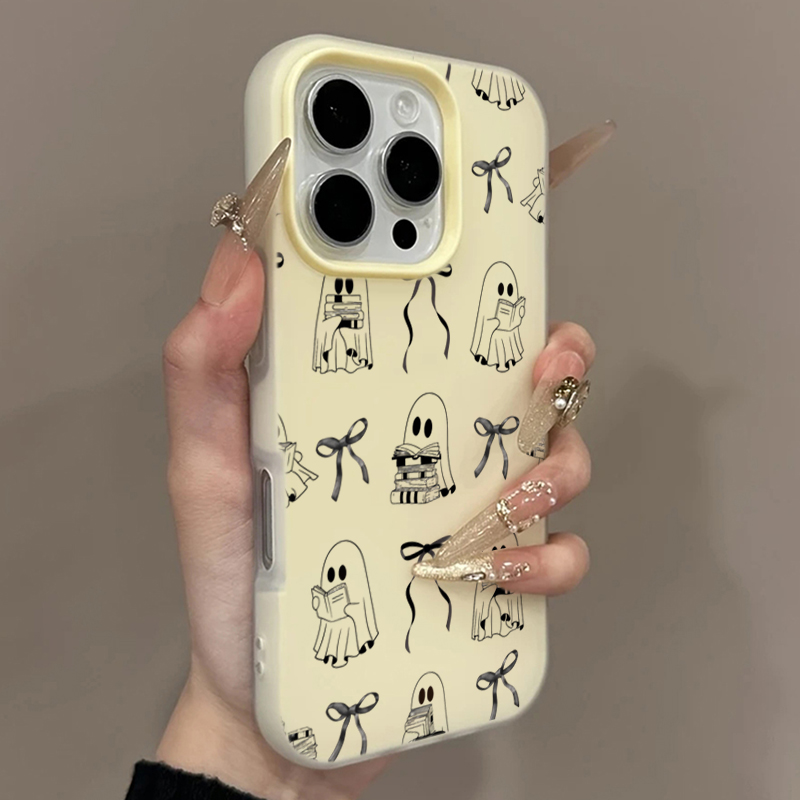 Cute Halloween Book Ghost Bow  - Phone Cases Xr Cute 评论和价格