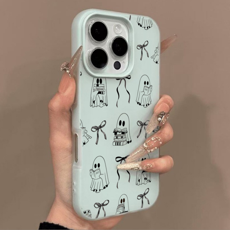 Cute Halloween Book Ghost Bow  - Phone Cases Xr Cute 评论和价格