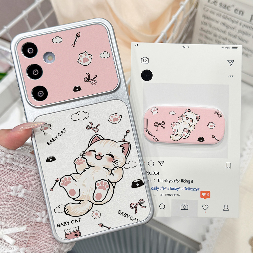 Cartoon Cute Cat Phone Case Fo - Cute Cartoon Case 评论和价格