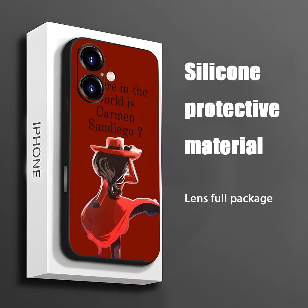 Hot Carmen Sandiego Cartoon Ph - Phone Cases Protective 评论和价格
